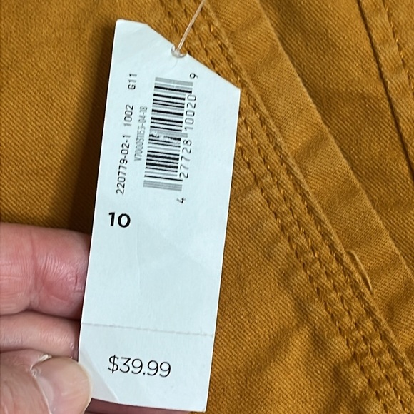 Old Navy Pixie Ankle Chino utility tobacco leaf pants - Picture 2 of 15